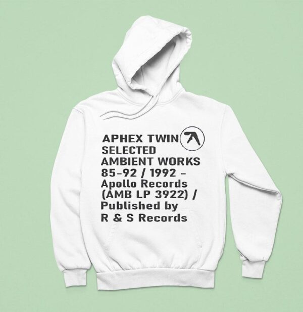Aphex Twin Selected Ambient Works Apollo Records Hoodie