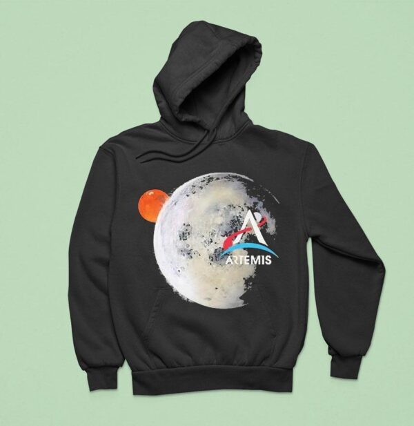 Artemis Moon And Mars Hoodie