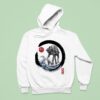 At At The Great Wave Off Kanagawa And Japanese Enso Ar Hoodie