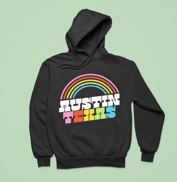 Austin Texas Pride Rainbow Hoodie
