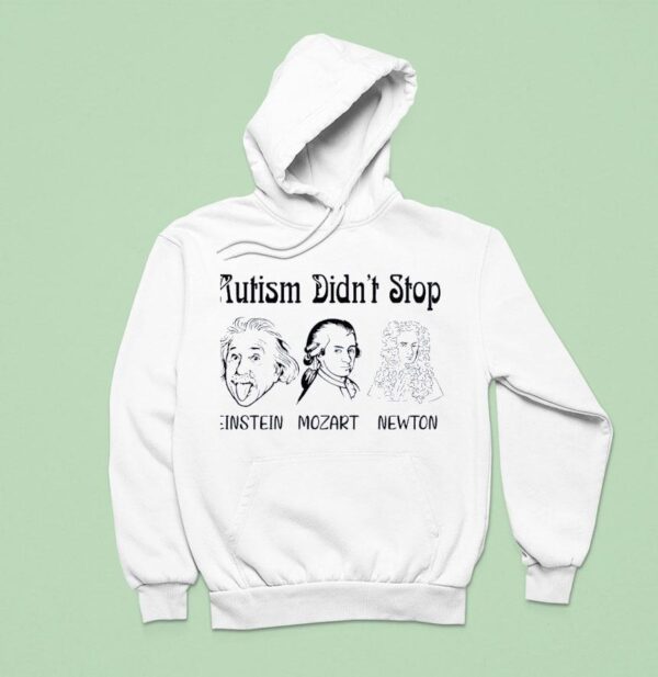 Autism Didn T Stop Einstein Mozart Newton Hoodie