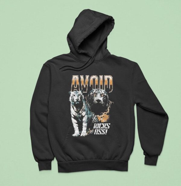 Avoid Kicks Ass Tiger Hoodie