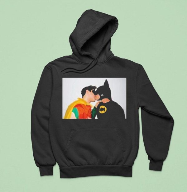 Batman And Robin Kissing Hoodie