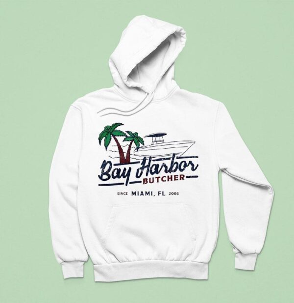 Bay Harbor Butcher Since Miami Fl Vintage Hoodie
