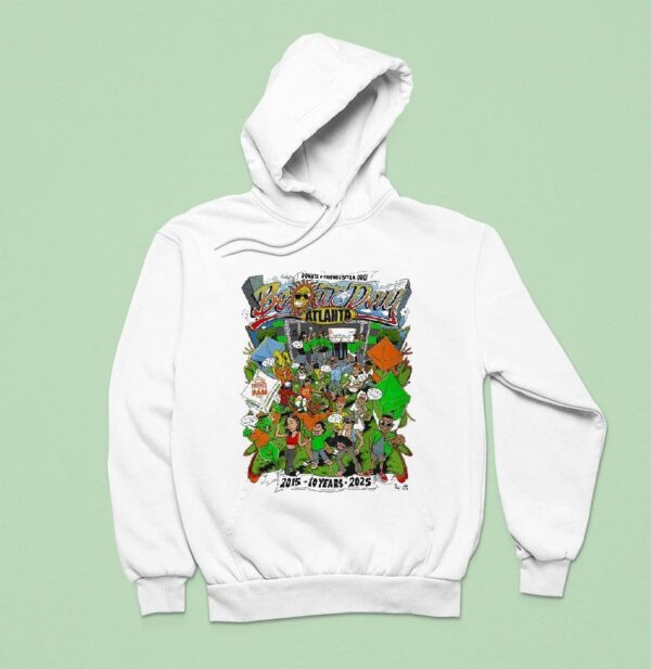 Be Out Day Atlanta Year Anniversary Colorful Even Hoodie