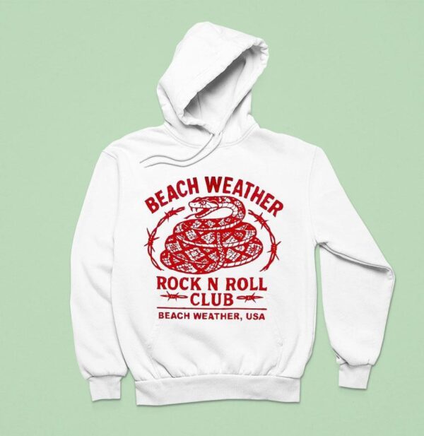 Beach Weather Rock N Roll Club Usa Snake Hoodie