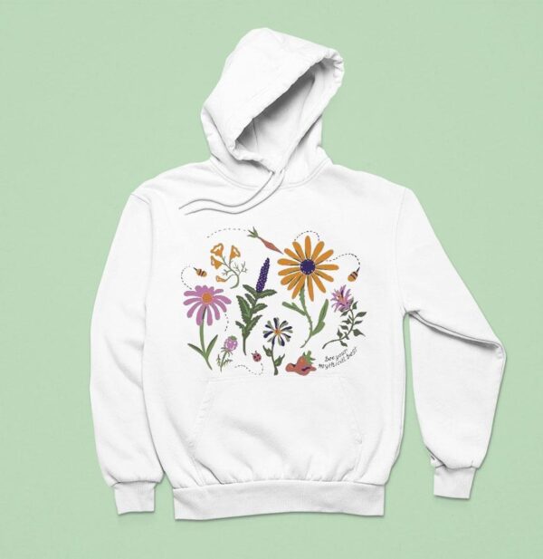 Bee Your Mythical Best Flower Hoodie