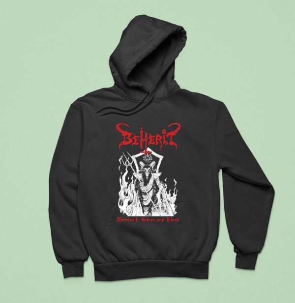 Beherit Werewolf Semen And Blood Hoodie