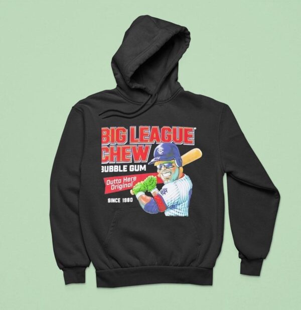 Big League Chew Bubble Gum Outta Here Original Baseball Since Hoodie