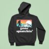 Bigfoot Gone Squatchin Vintage Hoodie