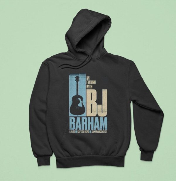 Bj Barham San Francisco Ca August Event Guitar Hoodie