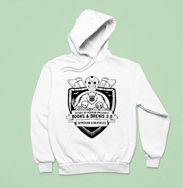 Books Of Horror Presents Books And Brews Hoodie