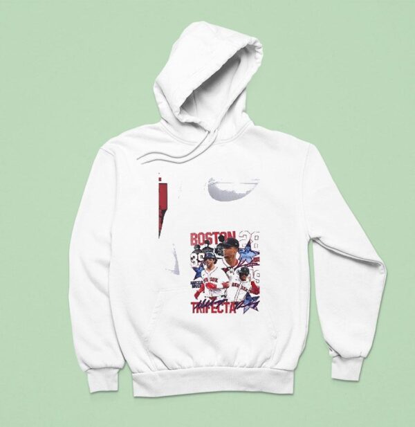 Boston Red Sox Marcelo Mayer Roman Anthony Trifecta Beware Of Dogs Signature Hoodie