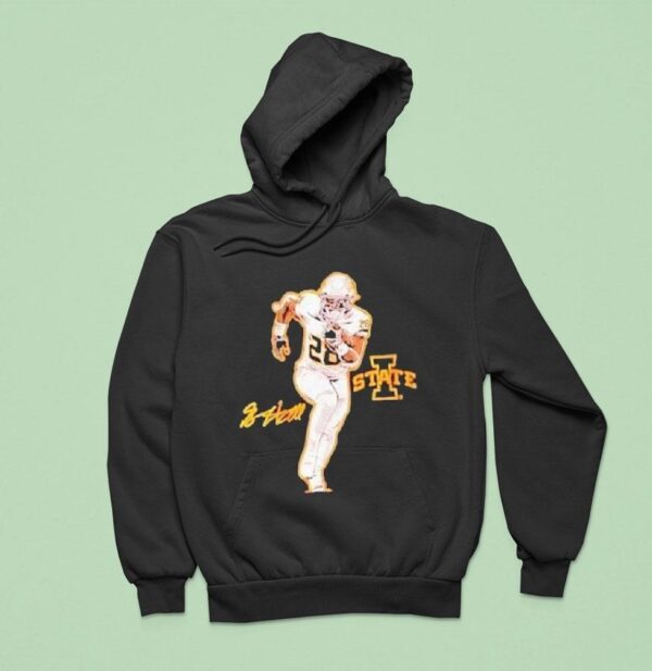 Breece Hall Superstar Pose Iowa Hawkeyes Hoodie