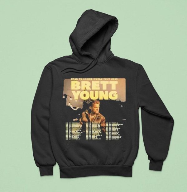 Brett Young Back To Basics World Tour Dates Hoodie