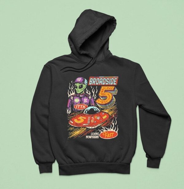 Broadside Nas Star Going Nowhere Fast Alien Hoodie
