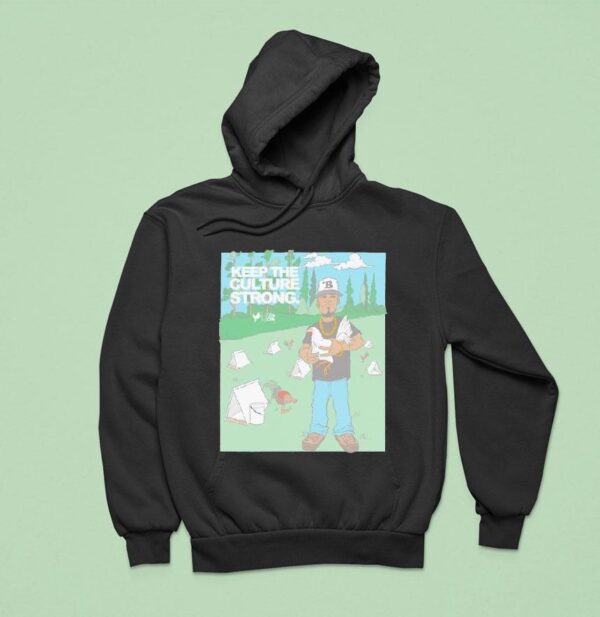 Budzandbaddiez Keep The Culture Strong Rooster Hoodie