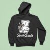 Bussin With The Boys For The Dads Teddy Whiskey Cigarettes Hoodie