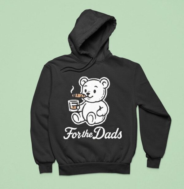 Bussin With The Boys For The Dads Teddy Whiskey Cigarettes Hoodie