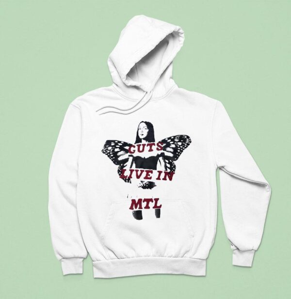 Camiseta Olivia Guts Live In Mtl Hoodie