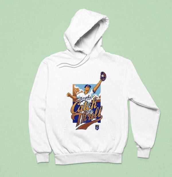 Catch Thrill Kansas City Royals Baseball Hoodie
