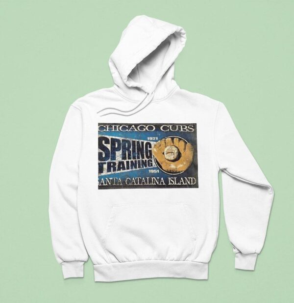 Chicago Cubs Baseball Spring Training Santa Catalina Island Vintage Hoodie