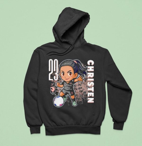 Christen Press Angel City Fc Soccer Chibi Hoodie