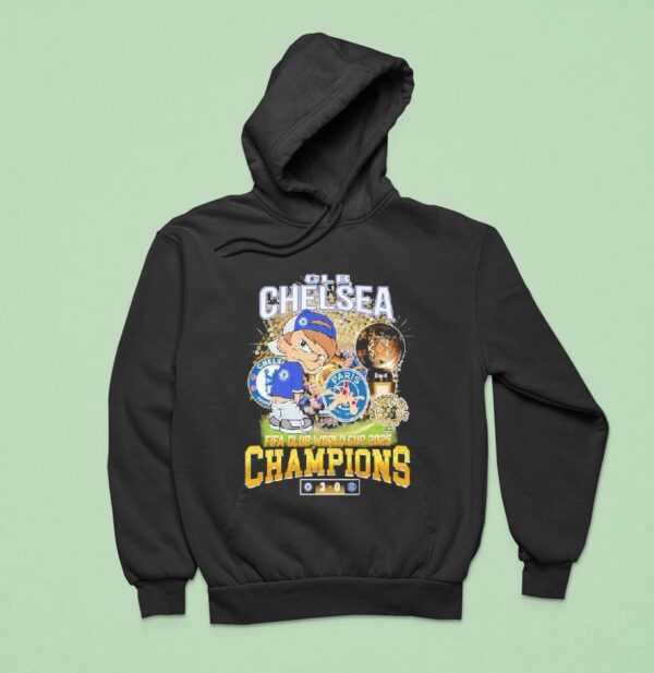 Clb Chelsea Fifa Club World Cup Champion Pee Psg Trophy Hoodie