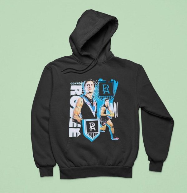 Connor Rozee Port Adelaide Fc Hoodie