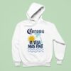 Corona Extra La Vida Mas Fina Beach Hoodie