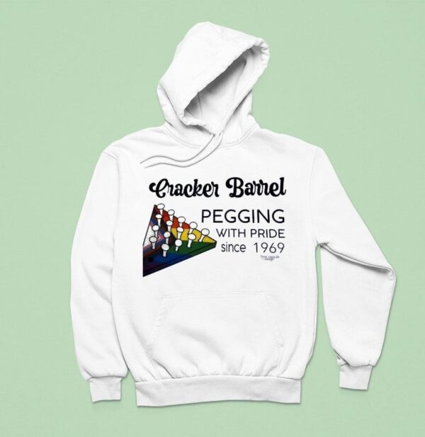 Cracker Barrel Pegging With Pride Since Hoodie