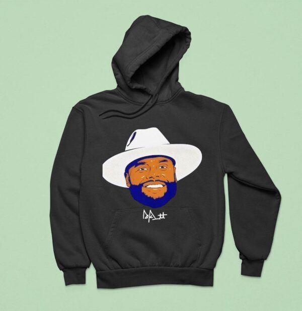Dak Prescott Big Face Dallas Cowboys Football Signature Hoodie