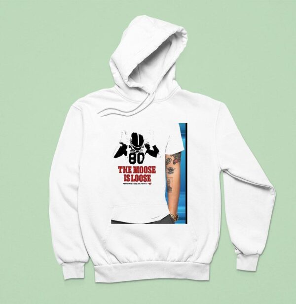 Damien Alford Calgary Stampeders Moose Is Loose Hoodie