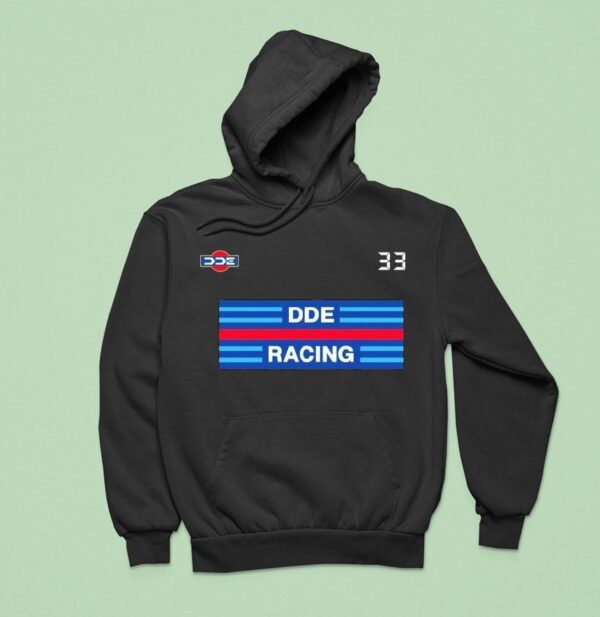 Dde Racing Garage Stripes And Speed Hoodie