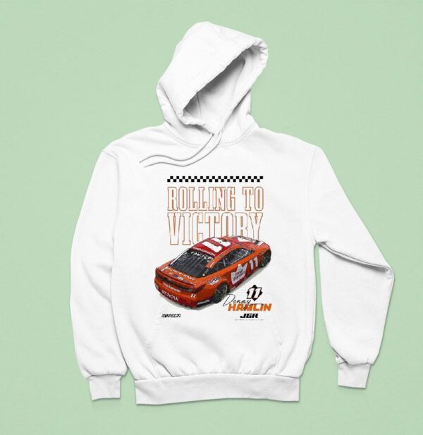 Denny Hamlin Rolling To Victory Nascar Hoodie