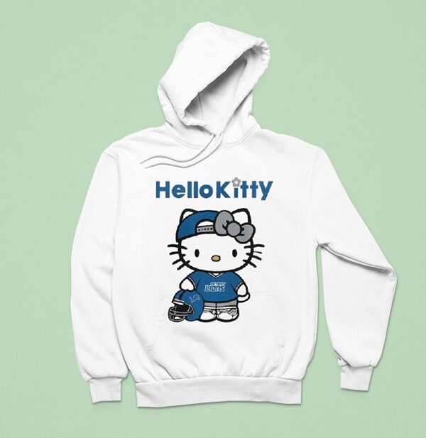 Detroit Lions Cat Hello Kitty Hoodie