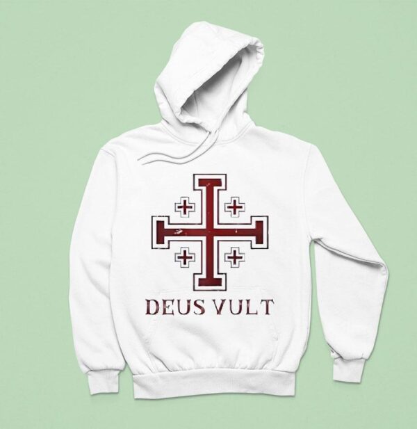 Deus Vult Logo Hoodie