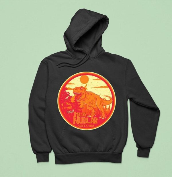 Dinosaur Visit Isla Nublar Costa Rica Hoodie