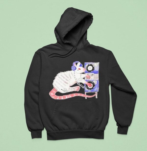 Dj Rat Faux Two Piece Hoodie