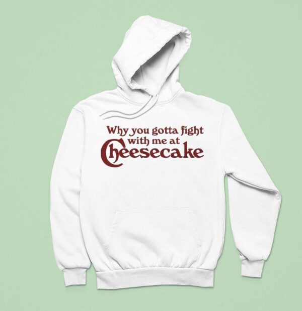 Drake Why You Gotta Fight With Me At Cheesecake Hoodie