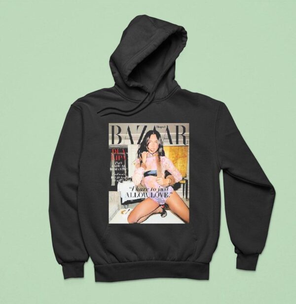 Dua Lipa Graces The Cover Of Harper S Bazaar The Icons Issue I Have To Just Allow Love Hoodie