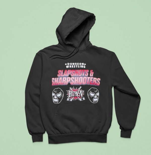 Dungeon Wrestling Slapshots And Sharpshooters Hitmen Hoodie
