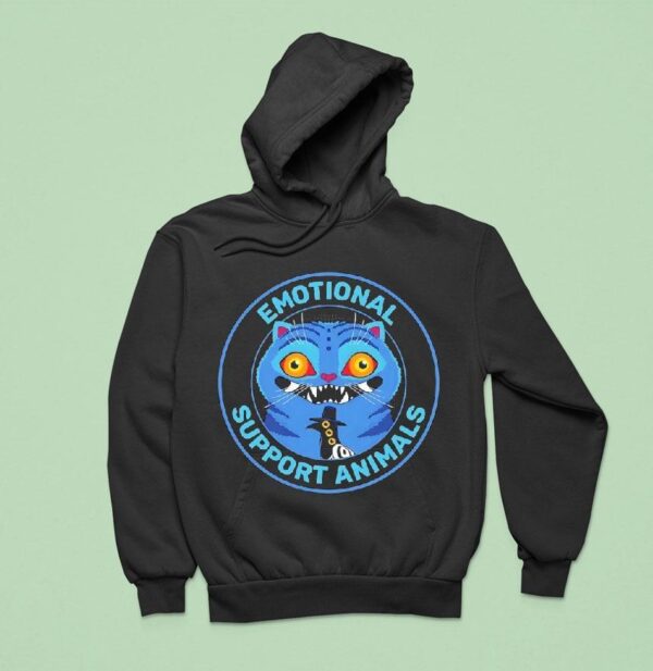 Emotional Support Animals Derpy Tiger And Sussy From Kpop Demon Hunters Hoodie
