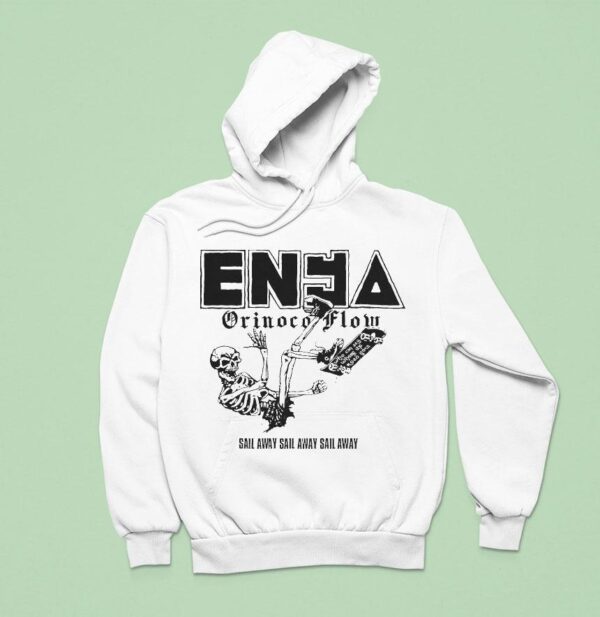Enya Orinoco Flow Sail Away Sail Away Sail Away Jfa Skeleton Skate Hoodie
