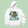Eric Allen Philadelphia Eagles Football Signature Cartoon Hoodie