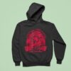 Everything Comes In Waves Pink Palm Puff Hoodie