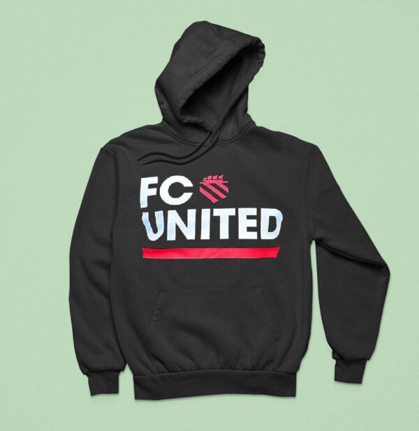 Fc United Logo Hoodie