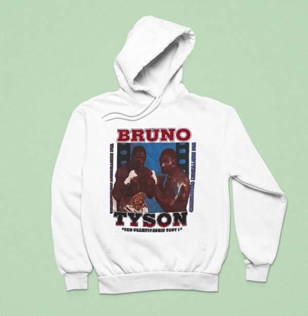 Frank Bruno Vs Mike Tyson Wbc Heavyweight Championship Vintage Hoodie