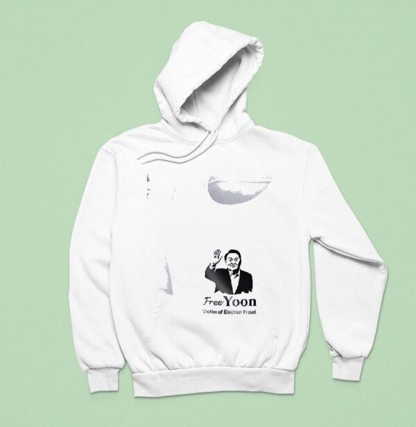 Free Yoon Victim Of Election Fraud Freedom Is Not Free Portrai Hoodie