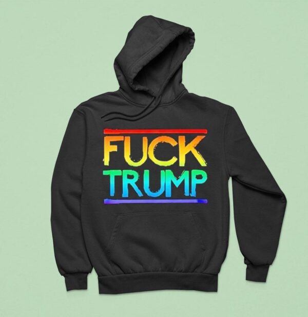 Fuck Trump Pride Hoodie